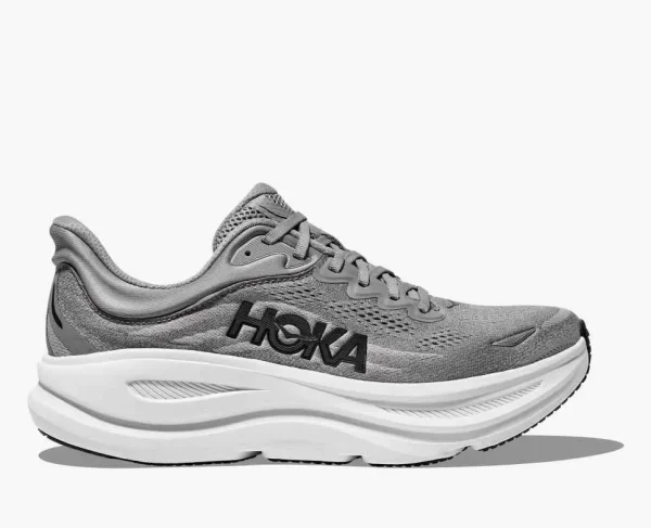 HOKA Bondi 9 Galactic Grey Stellar Grey