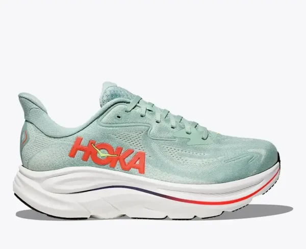 HOKA Clifton 10 Sage Neon Flame