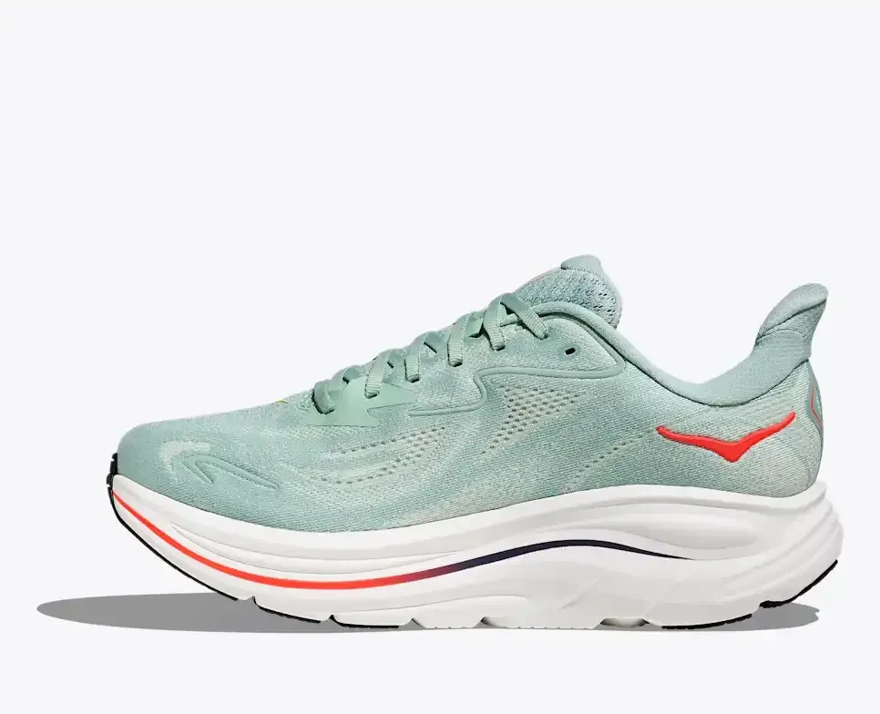 HOKA Clifton 10 Sage Neon Flame
