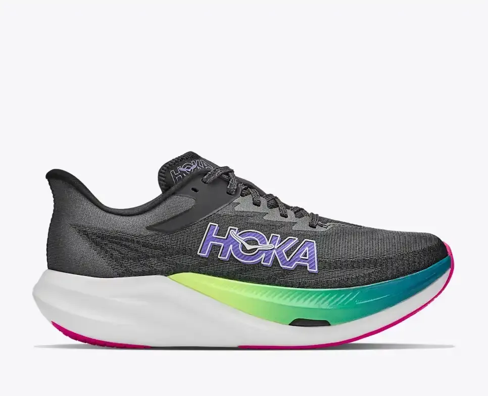HOKA Rocket X 3 Black Neon Nebula