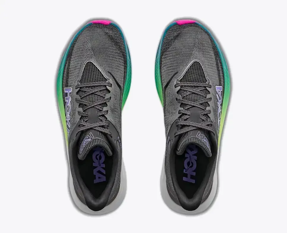 HOKA Rocket X 3 Black Neon Nebula
