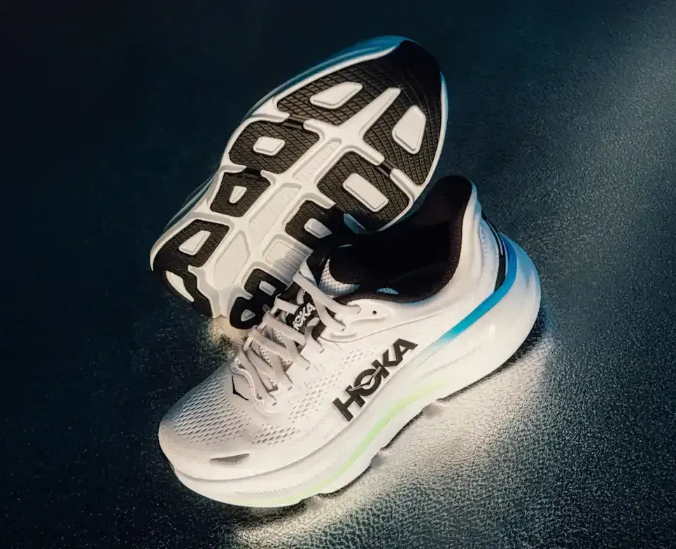 HOKA Bondi 9 Alabaster Mineral Blue (Women's)